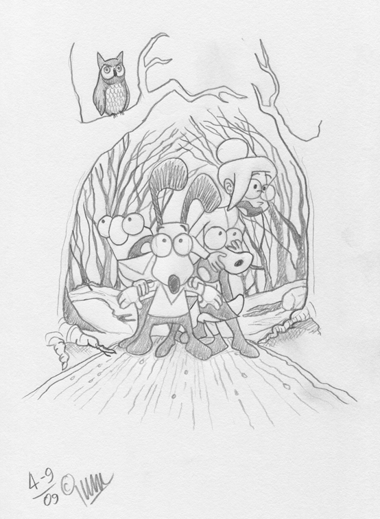 Willow's Grove Kidnapped Volume 2 Cover Sketch