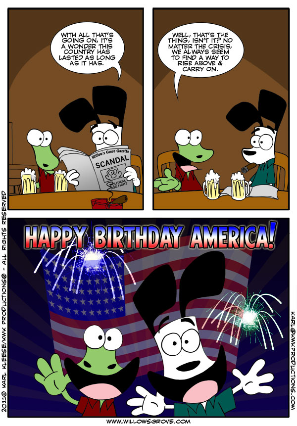 WG 607 Happy Birthday America